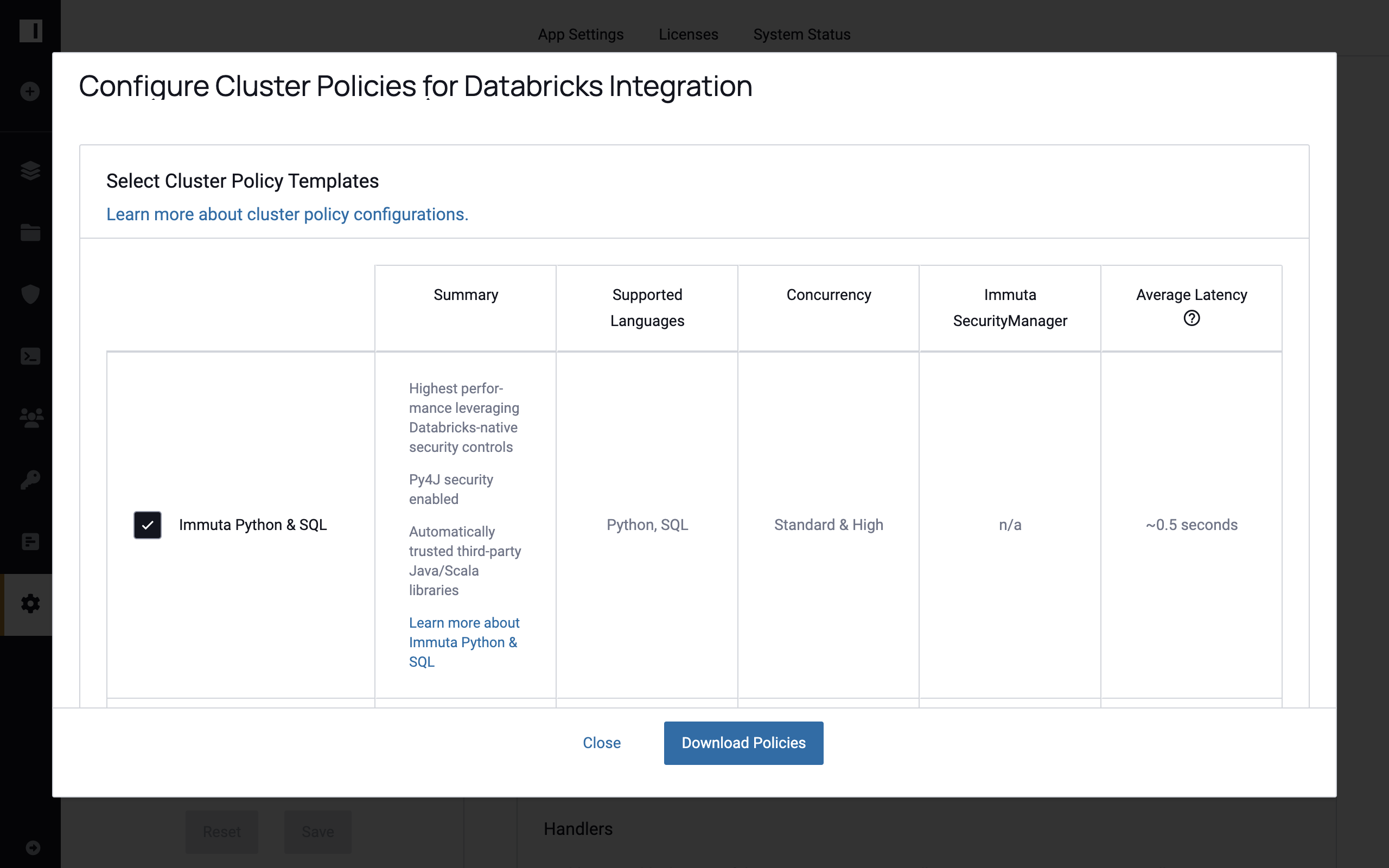 Download Cluster Policies