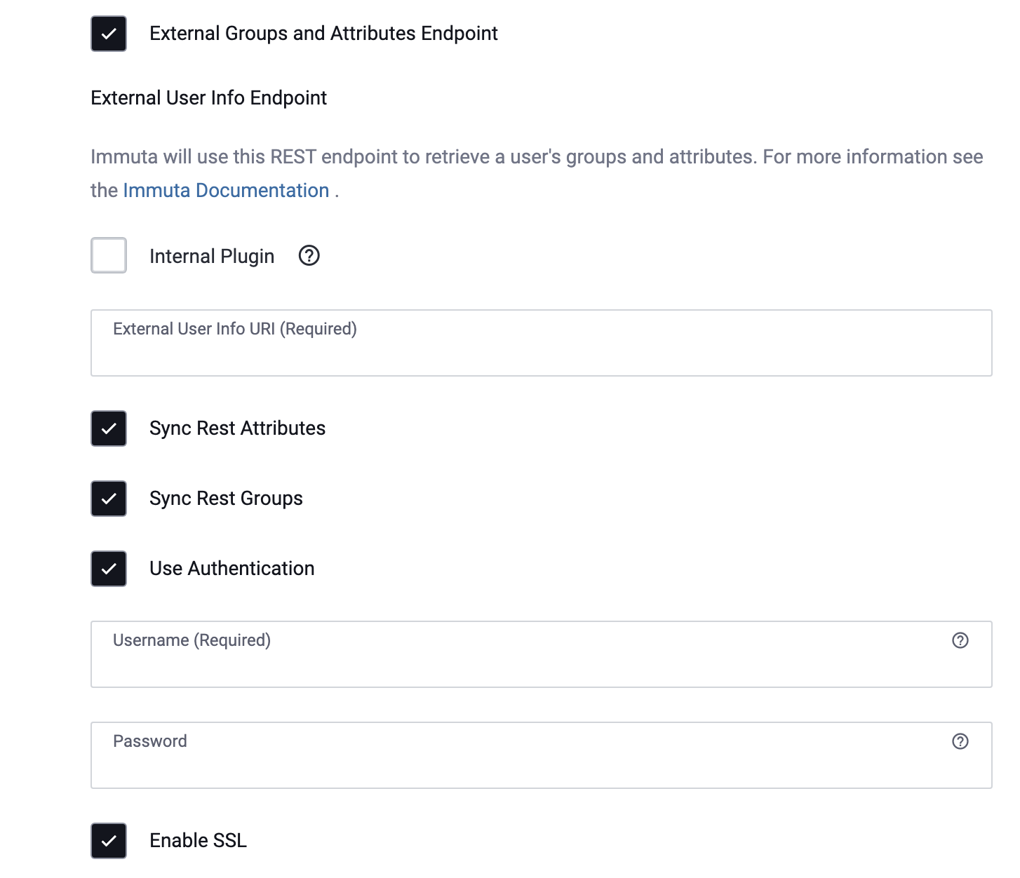 Configure external endpoint