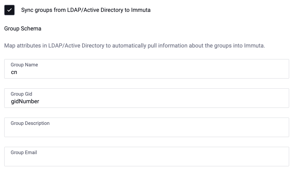 Example Group Schema