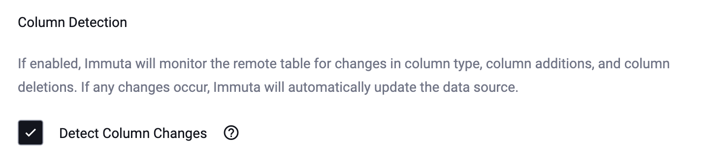 Column Detection