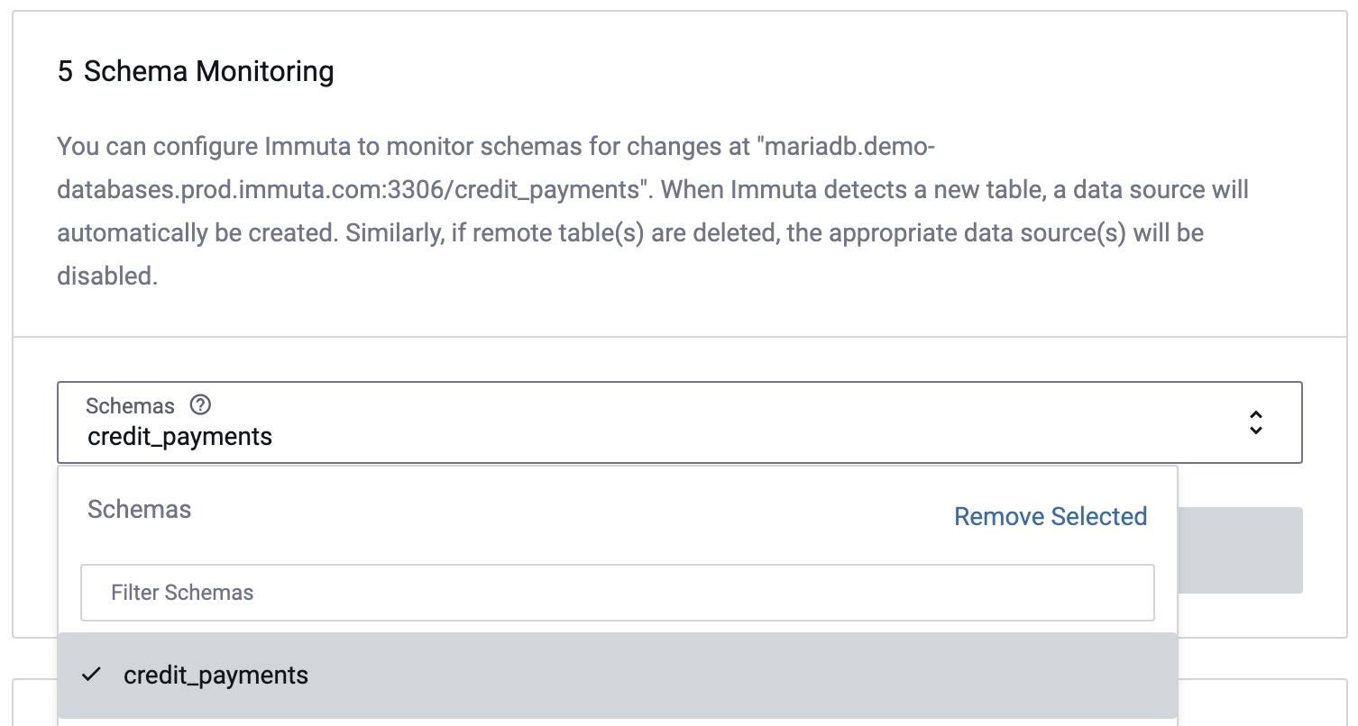 Schema Monitoring